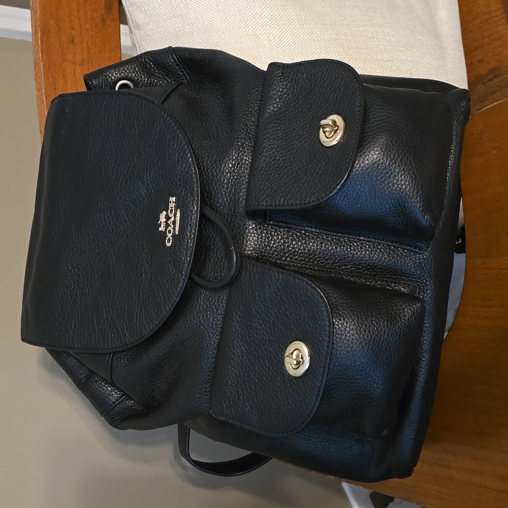 Coach Leather Billie Backpack, Bag, Tote NWT